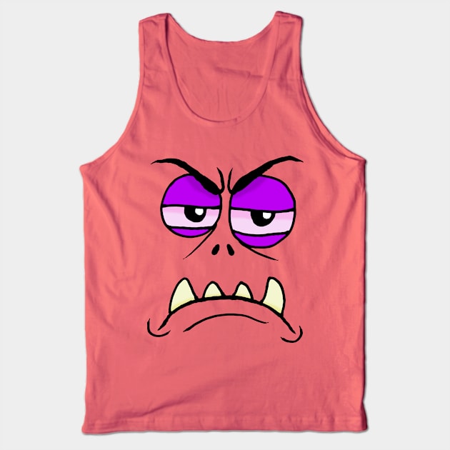 Grumpy Monster Tank Top by MalcolmKirk